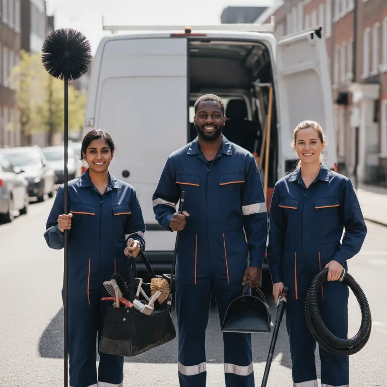 Schoorsteenveger team in Maastricht